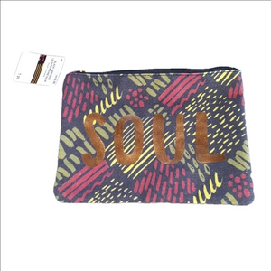 NWT Black Heritage Make-up Bag/Pouch